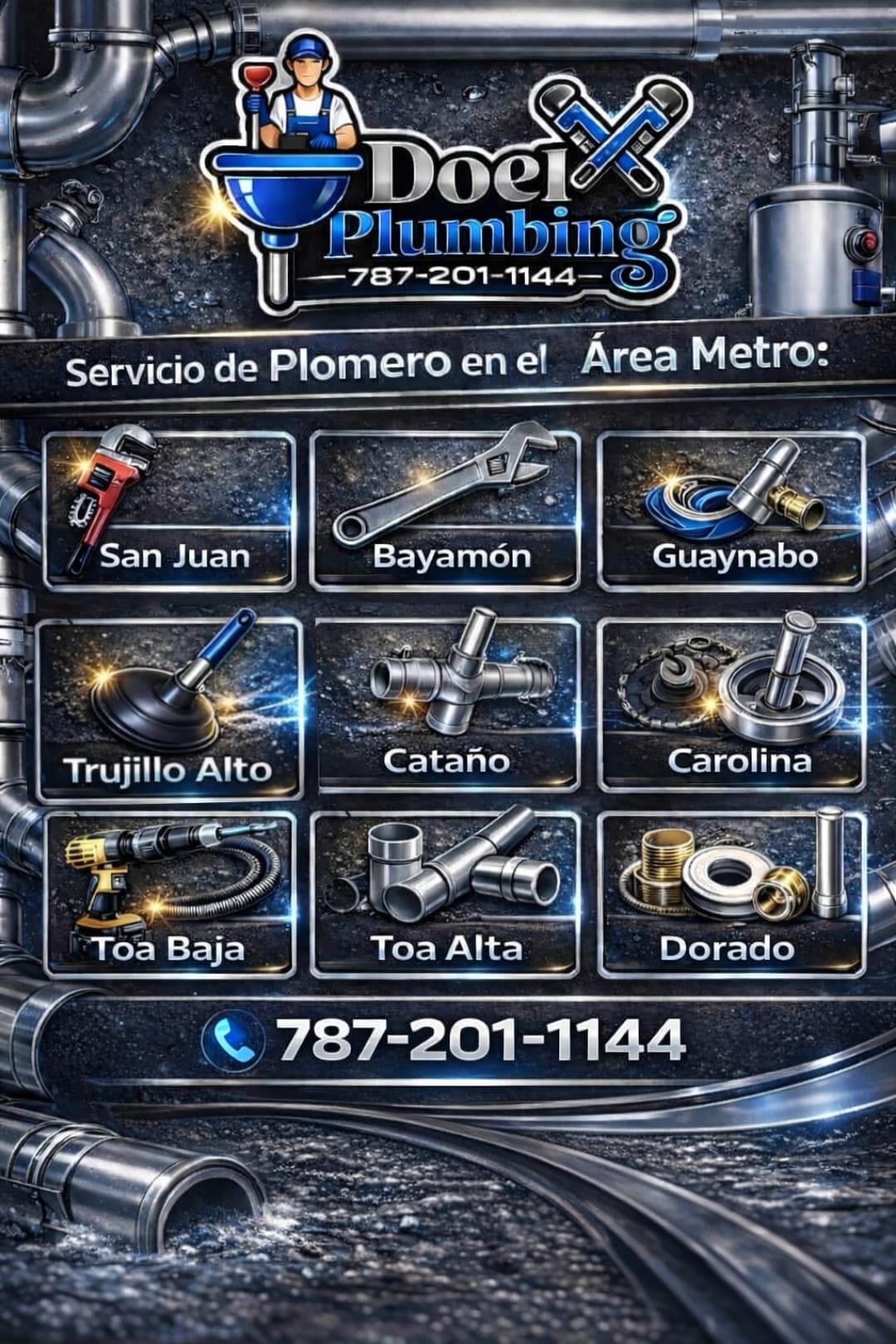 Áreas de Servicio Doel Plumbing