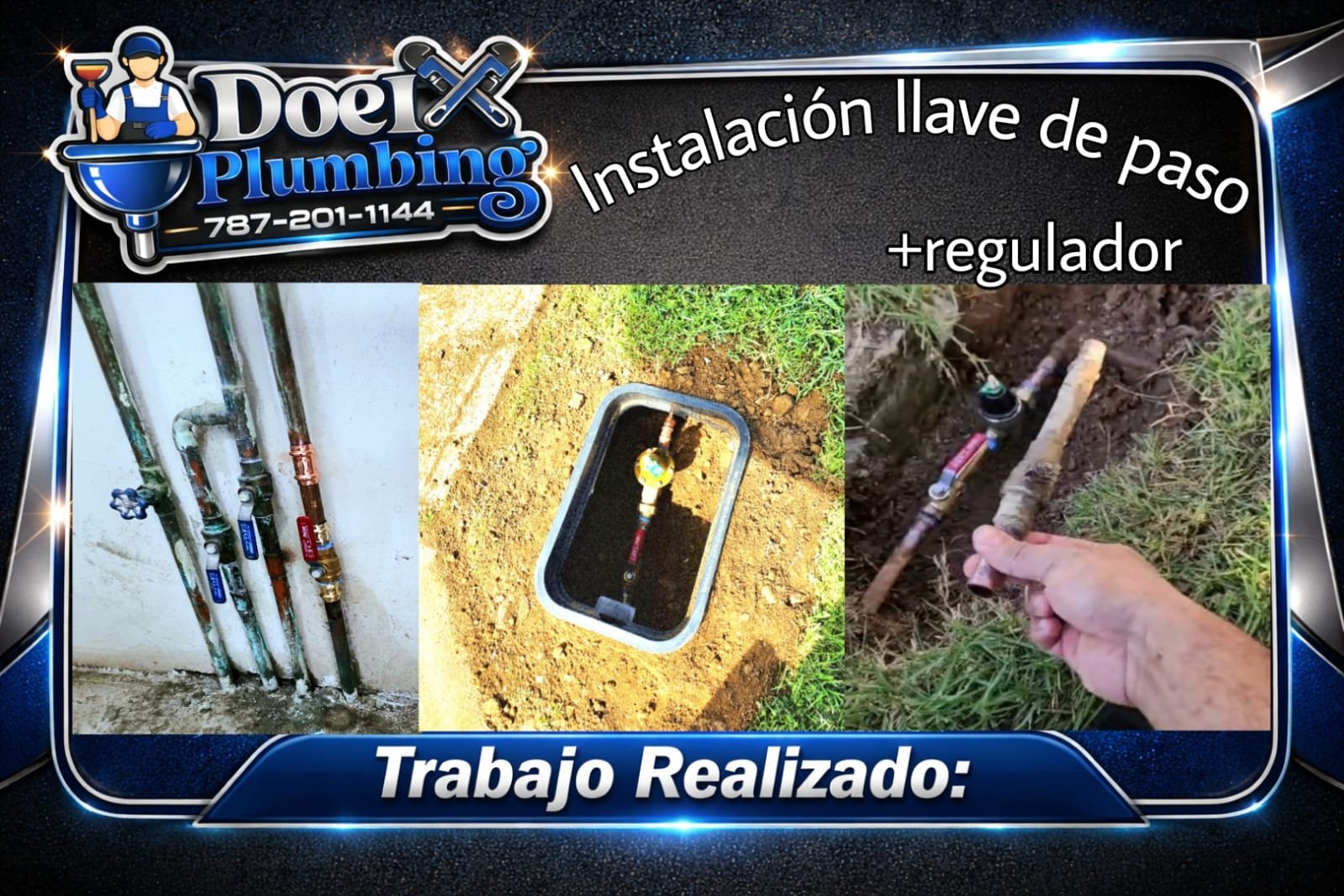 Instalación de llave de paso