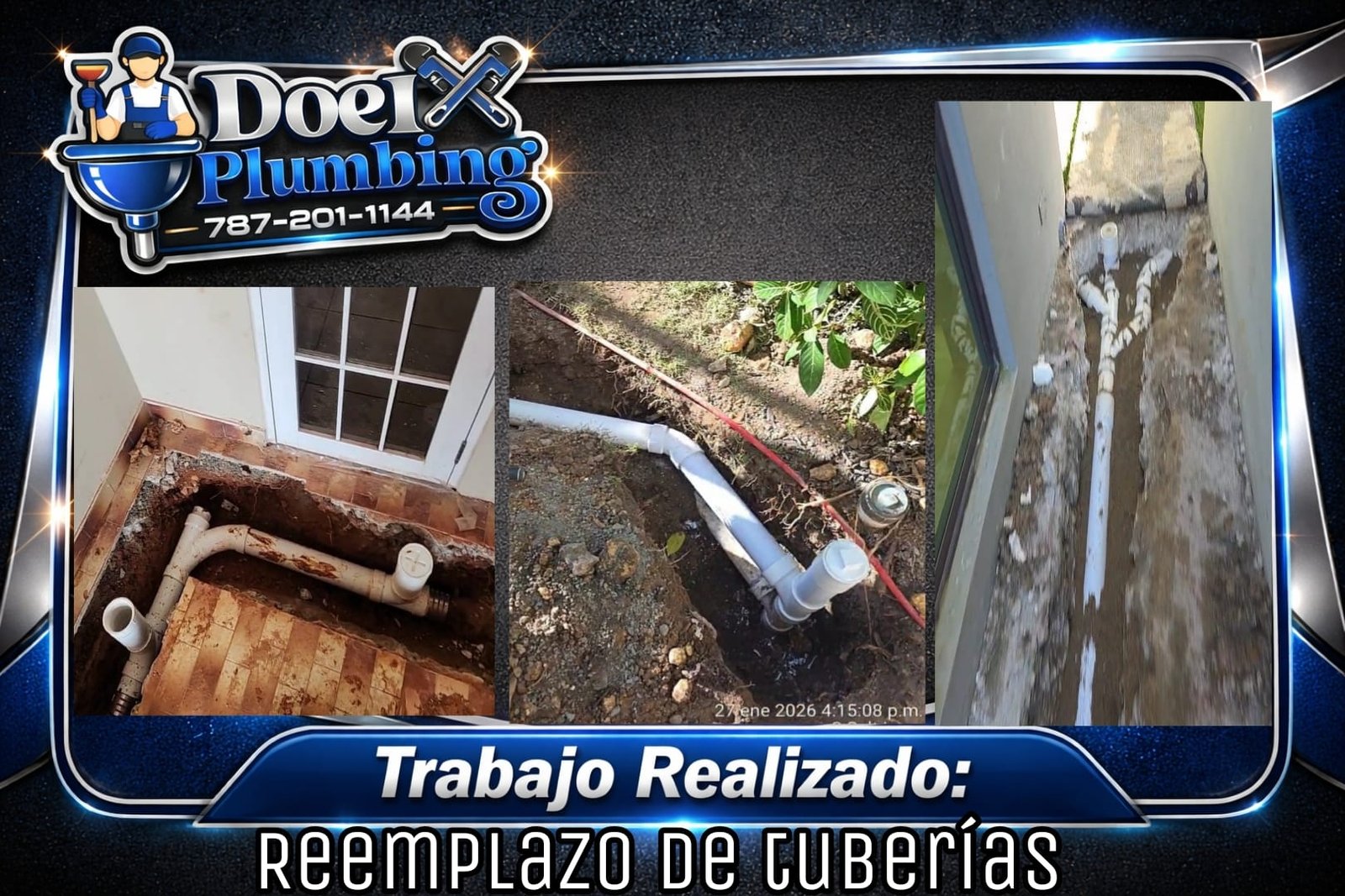 Reemplazo de tuberias